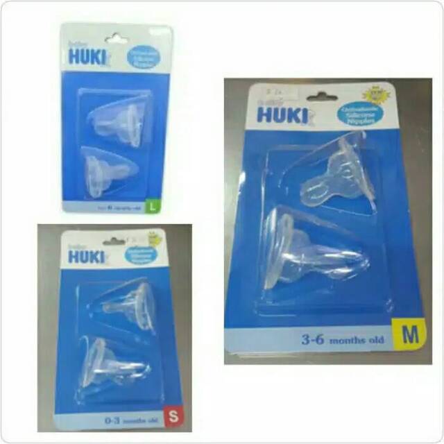 Huki Nipple Orthodontic Deluxe Blister (isi 2)