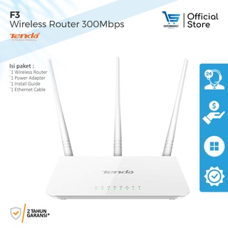Tenda F3 Router Wireless+Extender 300Mbps