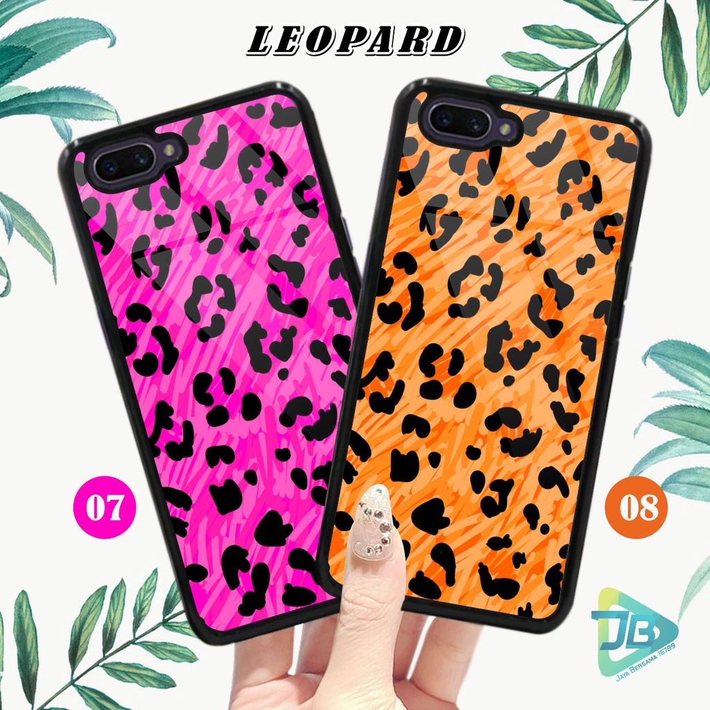 HARDCASE 2D GLOSSY LEOPARD OPPO VIVO XIAOMI SAMSUNG REALME IPHONE ALL TYPE JB4695