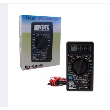 MURAH!!! Multimeter Digital Alat Pengukur Tegangan AC/DC Voltage Tester Avometer Multitester Digital DC AC + Baterai Siap Pakai