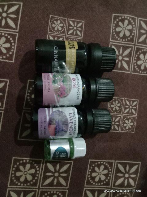 Aromatherapy Oil Essential Pengharum Ruangan Untuk Burner Isi Humidifier Asap Diffusers Aroma Terapi