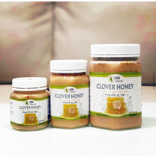 

Clover Honey HDI 500gr Madu Daya Tahan Tubuh