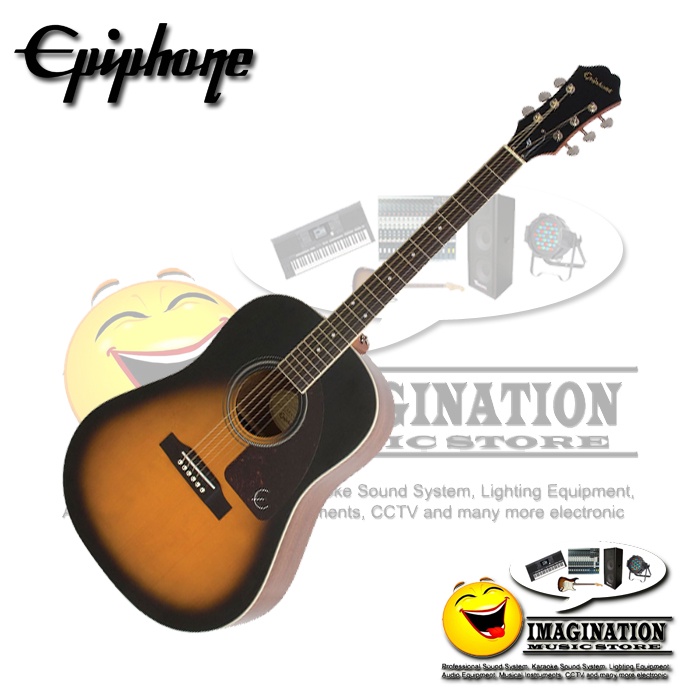 Epiphone J-45 Studio Acoustic Guitar - Vintage Sunburst