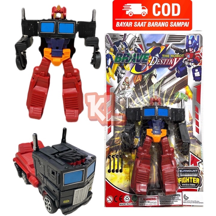 Mainan Robot Transformers Brave Destiny (FIGTHER)