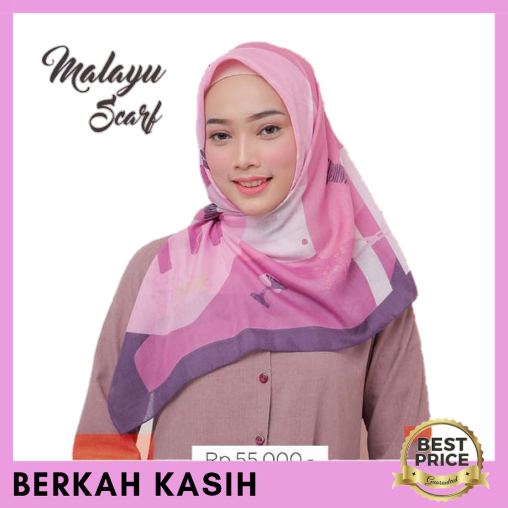 KERUDUNG SEGI EMPAT MOTIF MALAYU SCARF BY MEZORA