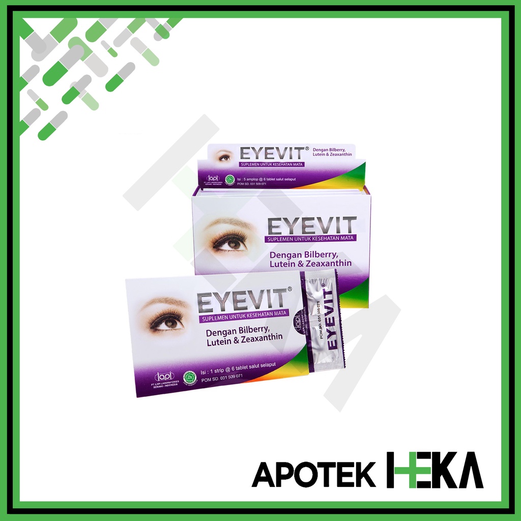 Eyevit Tablet Vitamin Mata Box isi 5x6 Tablet (SEMARANG)