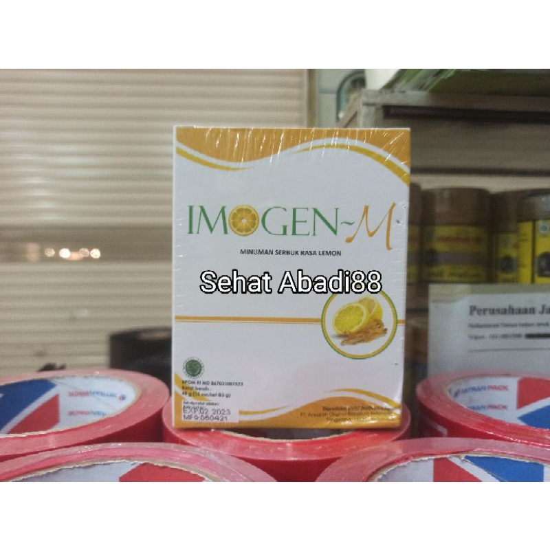 Imogen M Minuman Serbuk Rasa Lemon Ginseng