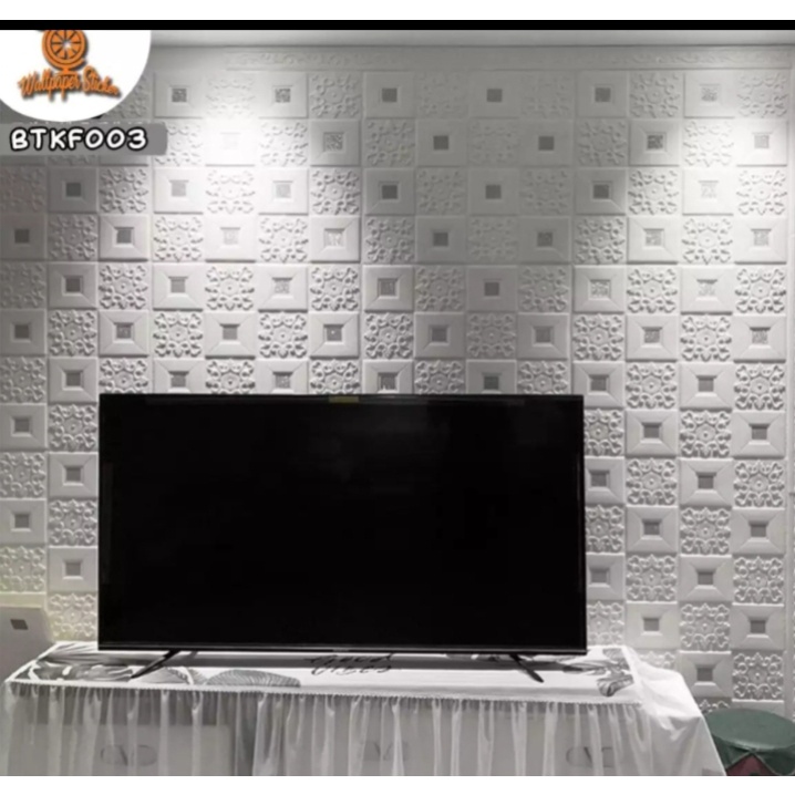 WALLPAPER DINDING BATIK 3D FOAM // 70X70CM TERMURAH !!!-6