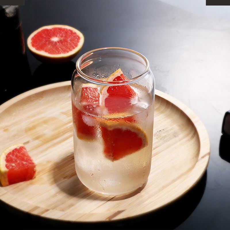 ShP3 Gelas Kaca bentuk Kaleng 400ml / Gelas Kaleng 400ml Mojito Kopi susu