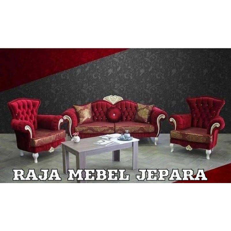 kursi tamu sofa chester full kancing,kursi tamu sofa furniture jepara