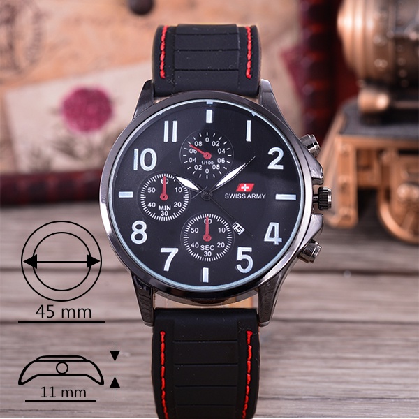 Jam Tangan Pria Jam Cowok keren Jam Murah Jam Sport Quartz Movt