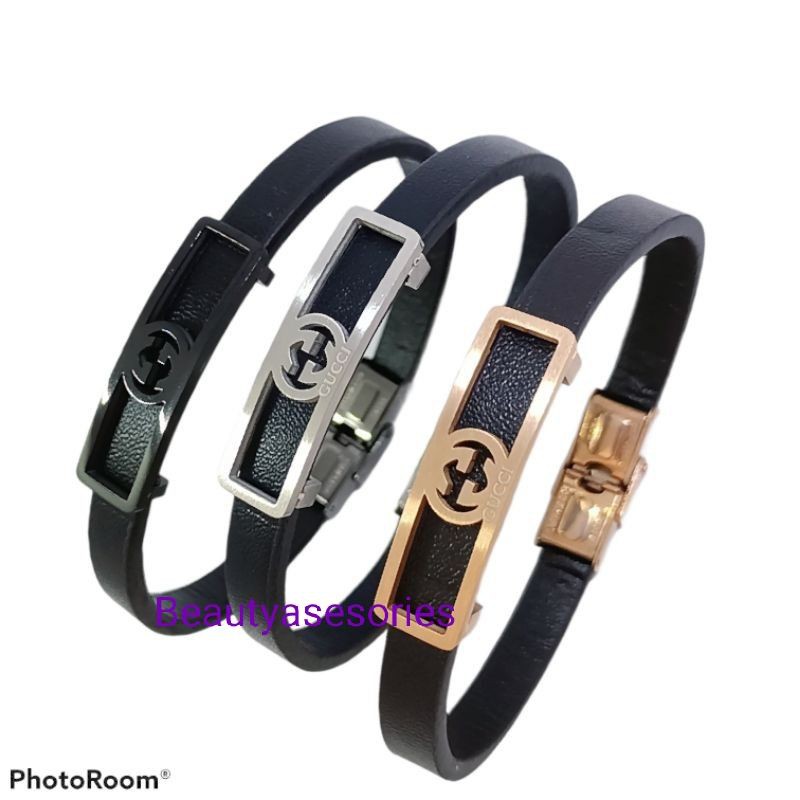 gelang kulit premium Gucci
