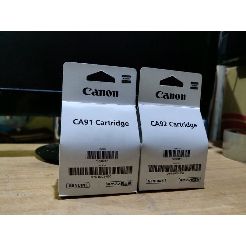 TINTA PAKETAN CANON CARTRIDGE CA91 AND CA91 ORIGINAL
