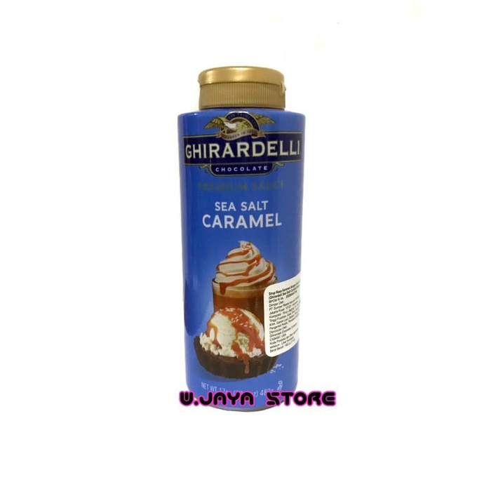 GHIRARDELLI CHOCOLATE PREMIUM SAUCE SEA SALT CARAMEL