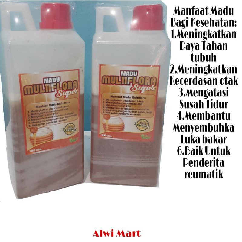 MADU MURNI MADU ASLI MADU MULTIFLORA madu asli 100%