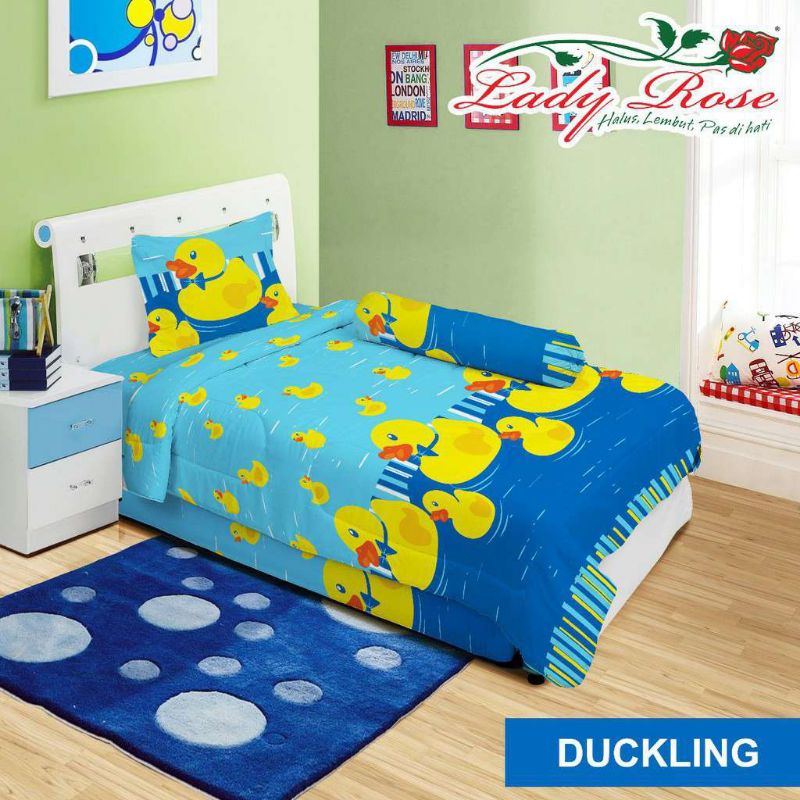 Bed Cover Lady Rose 120x200 Duckling