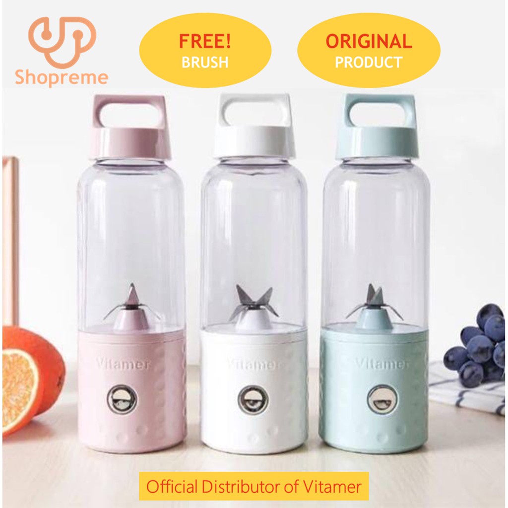 Jual VITAMER Portable Blender / Juicer PREMIUM 500 Ml Shopee Indonesia