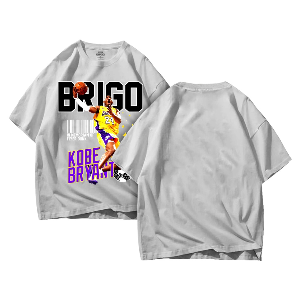 BRIGO Kaos Oversize KOBE BRYANT  II Kaos Jumbo Size Pria &amp; Wanita II Kaos Oversize Print DTF