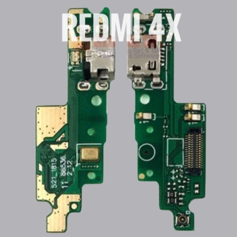 conektor cas redmi 4x-conektor charger redmi 4x-papan conektor redmi 4x fullset-mic redmi 4x-konekto