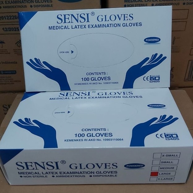 Sarung Tangan Karet Sensi / Sarung Tangan Medis / Sensi Glove Handscoon