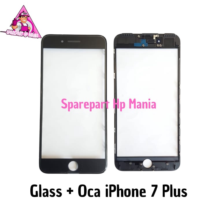 GLASS SUDAH OCA IPONE 7 PLUS KACA TOUCHSCREEN LCD ORIGINAL