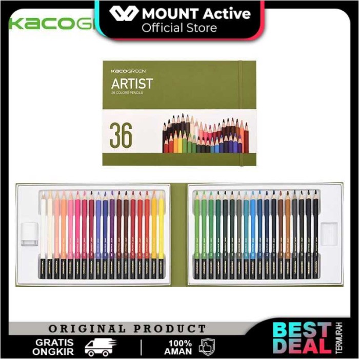 

KACO ARTIST Pensil Warna Color Pencil Professional Painted 36 PCS