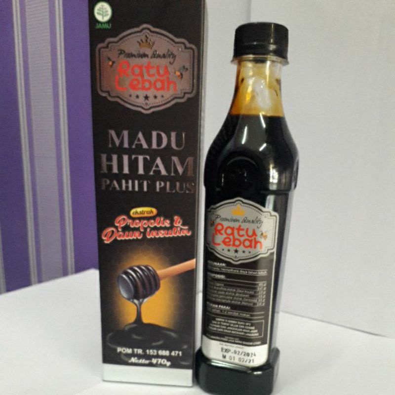 

Madu Hitam Pahit Ratu Lebah 470g