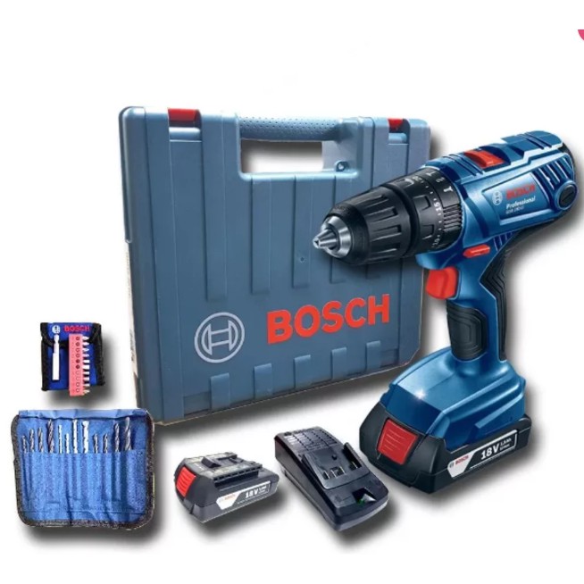 Bosch 180 Li 18v Mesin Bor Tembok Beton Besi Kayu Baterai Koper