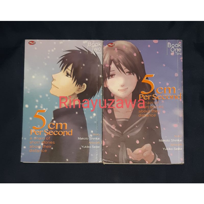 Komik Bekas 5 cm per second 1-2 Tamat by Makoto Shinkai ( Byousoku 5 centimeter )