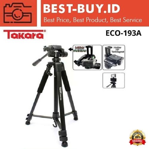 sale Tripod Takara ECO 193A for DSLR Mirrorless Smartphone Limited