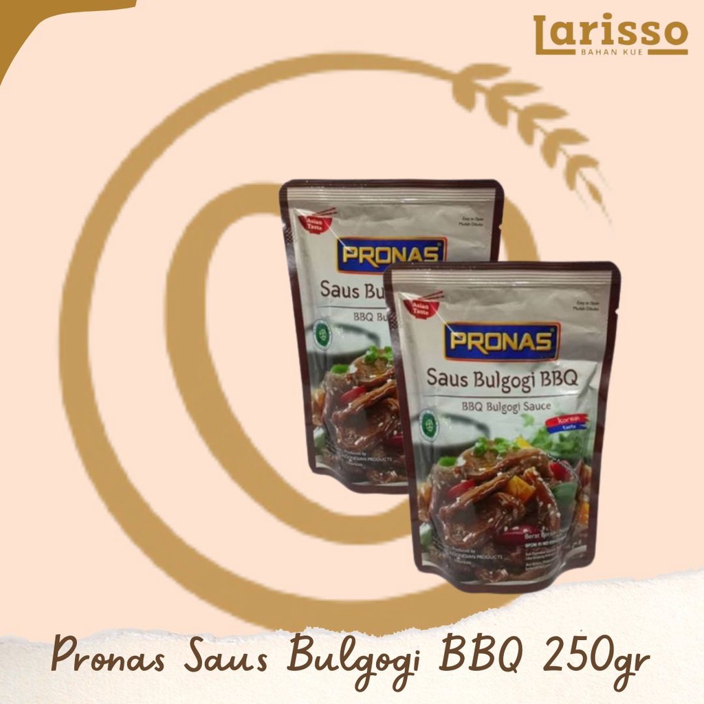 

PRONAS SAUS KOREAN BULGOGI BBQ 250GR