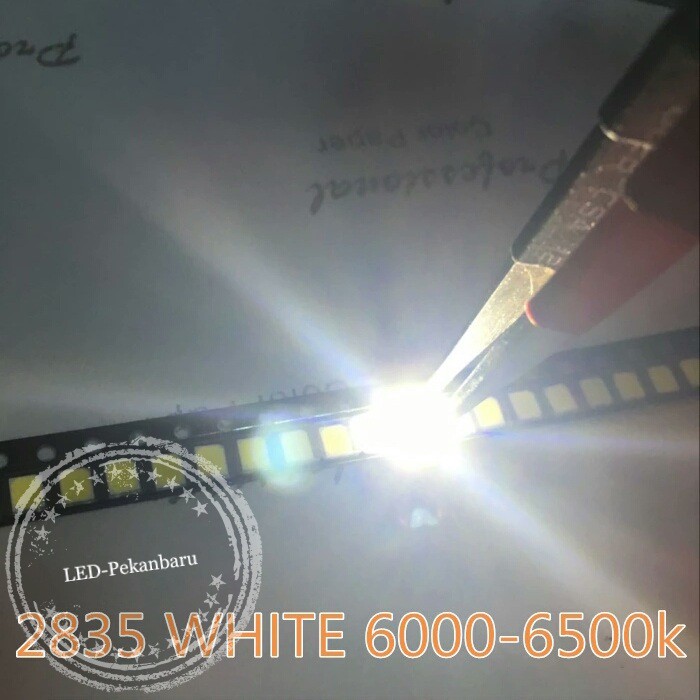 100PCS LAMPU LED 2835 SMD PUTIH / WHITE 6000-6500K - 0.2W