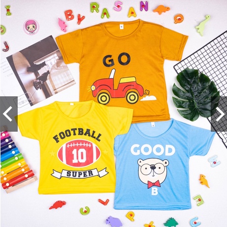 BAJU KAOS ANAK UNISEX - COWOK / CEWEK HEROES EDITION 1-5 Tahun