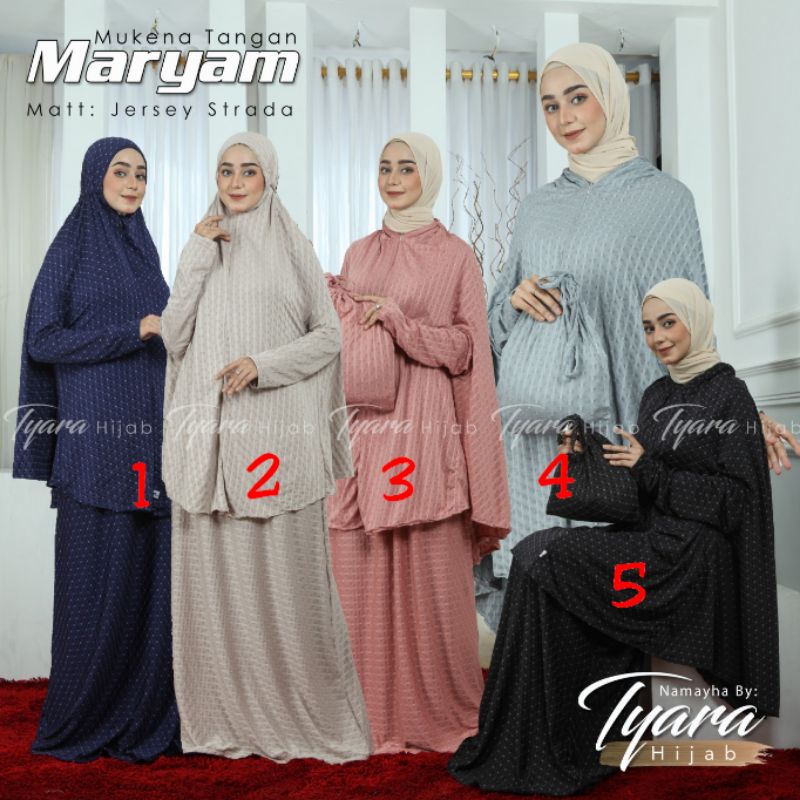 mukena tangan maryam by tyara hijab