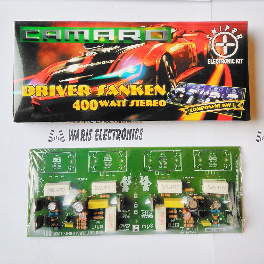 Driver power 400w amplifier sanken 400 watt stereo Camaro