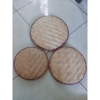 Tampah Bambu Mini tempat kue tumpeng dll