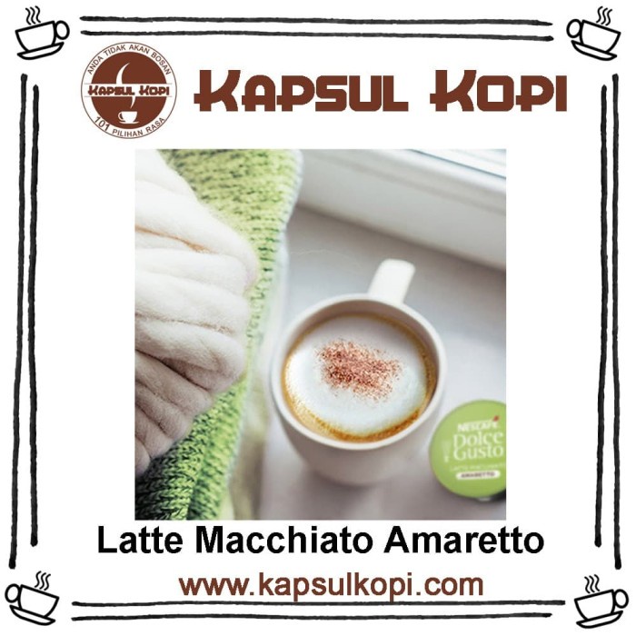 

Kopi - Latte Macchiato Amaretto Kapsul Kopi Nescafe Dolce Gusto Import
