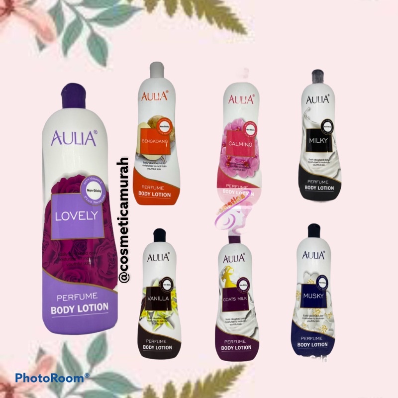 [ new pack ] aulia perfume body lotion 600 ml / aulia body parfume lotion 600 ml