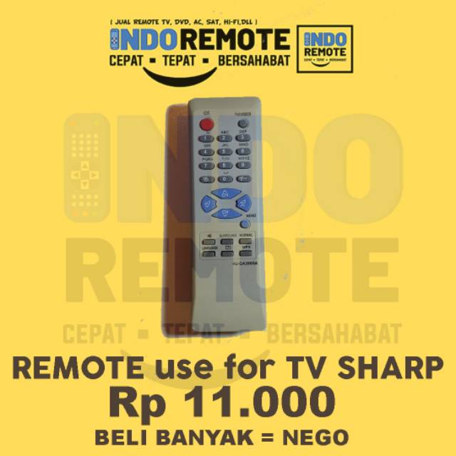 Remote TV Sharp Putih