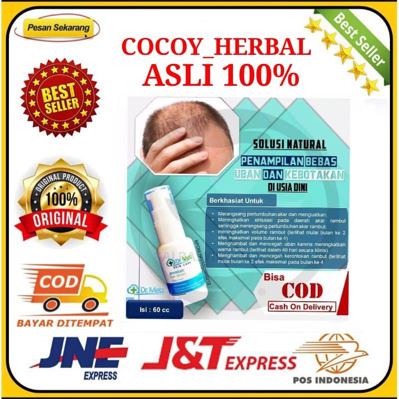 ( Bisa Cod ) Hair Serum Dr Metz Ampuh Atasi Masalah Rambut Uban Dan Rambut Rontok