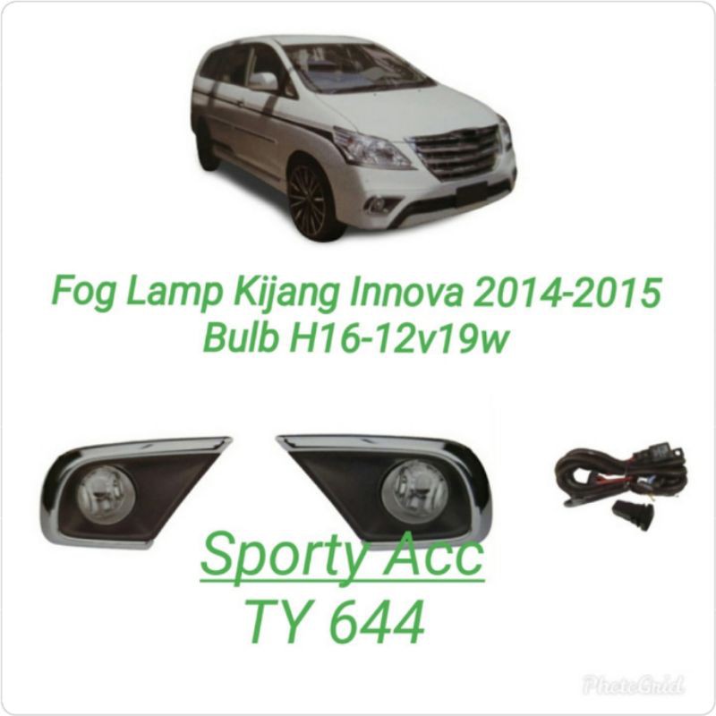 Fog Lamp Innova 2014-2015 TY644