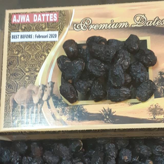 

Kurma nabi / kurma ajwa kualitas terbaik dan berkhasiat ukuran 1 kg