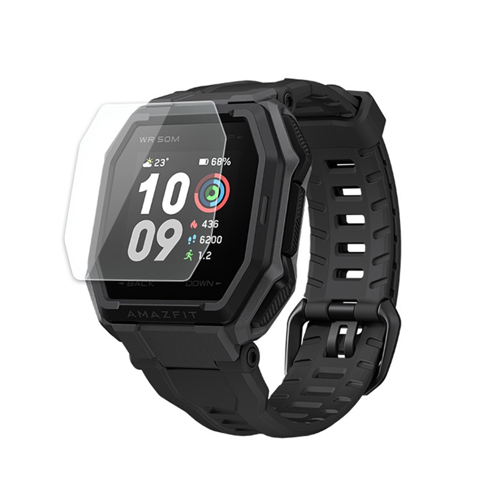 Pelindung Layar Tempered Glass Hd Anti Gores Untuk Smartwatch Xiaomi Huami Amazfit Ares