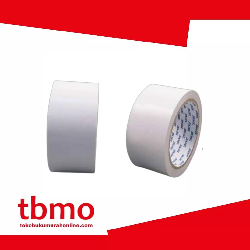 

TBMO DOUBLE-TAPE JOYKO 2`X15Y BIRU / ISOLASI BOLAK-BALIK 48MM