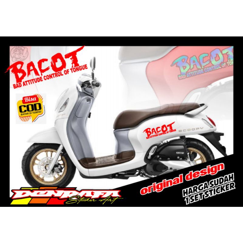 Sticker Cutting Scoopy / Sticker Scoopy BACOT