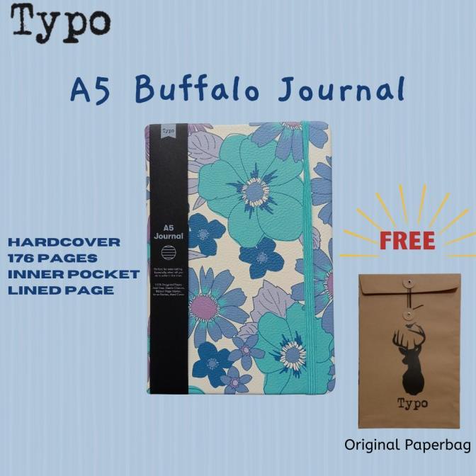 

Office & Stationery | Buku Tulis | Typo A5 Buffalo Journal | Best Seller
