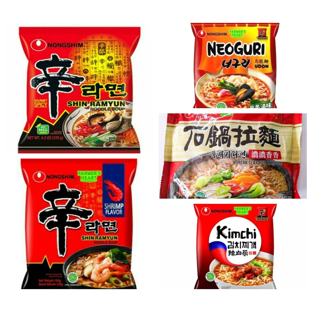 

NONGSHIM SHIN RAMYUN / ALL VARIANT / HALAL / SHRIMP / MUSHROOM / CHAPAGHETTI / BLESSINGSTORE27
