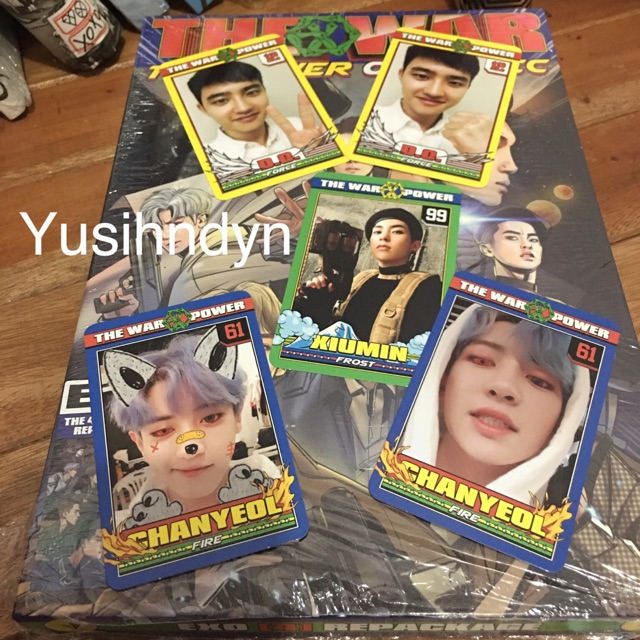 EXO POWER ALBUM - [CHANYEOL & KYUNGSOO PHOTOCARD]