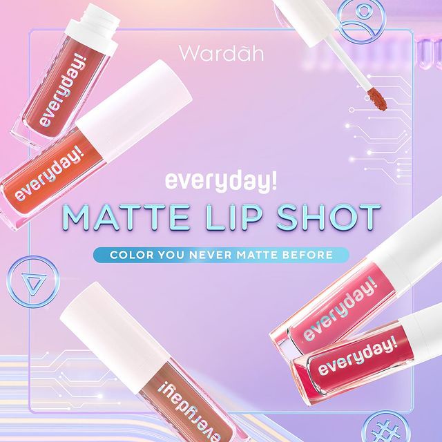 WARDAH EveryDay ! Matte Lip Shot - Lip Cream 1,8 GR