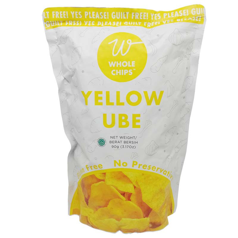 

WHOLE CHIPS YELLOW UBE 90 G
